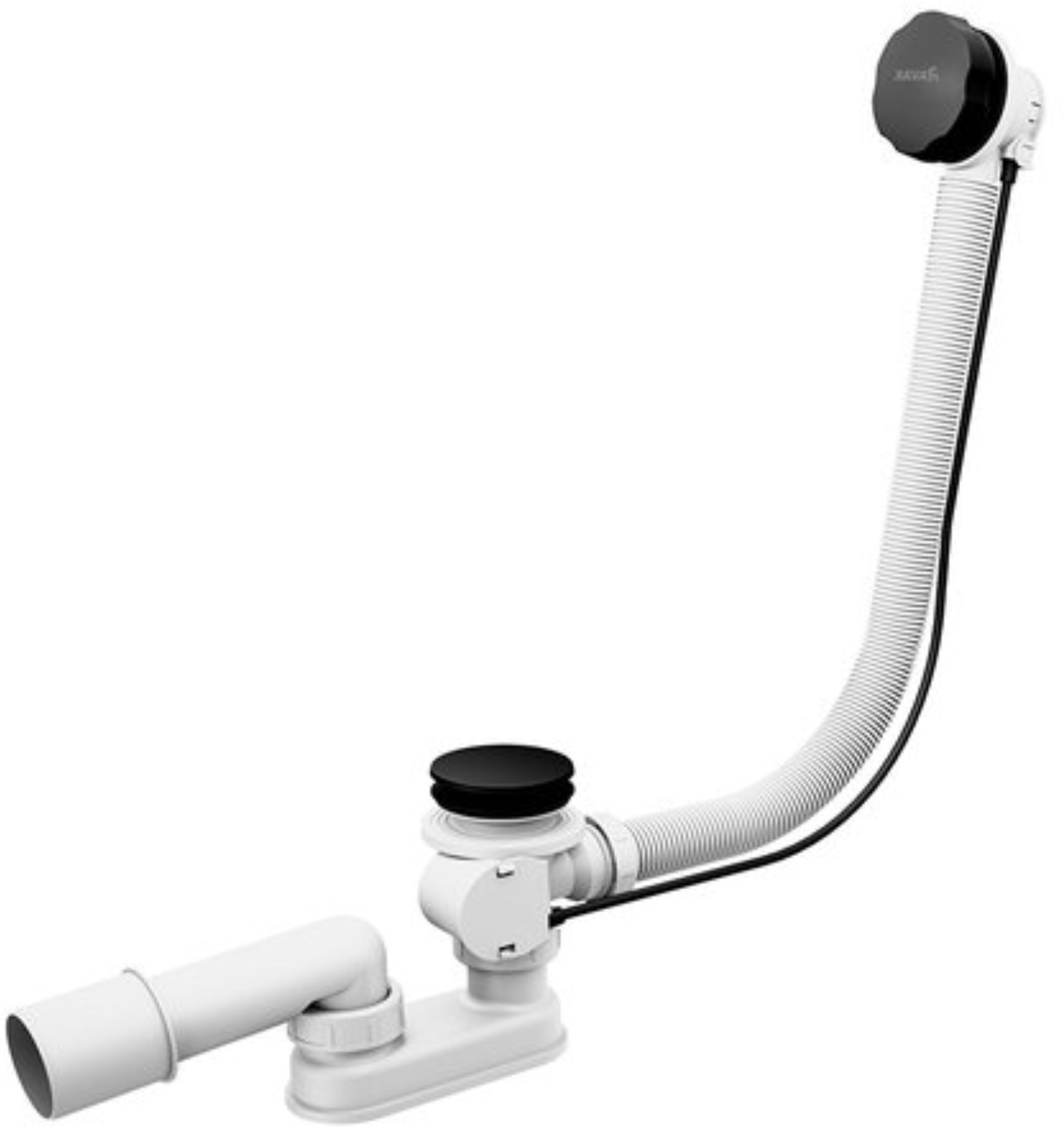 Ravak sifone per vasca da bagno nero X01745