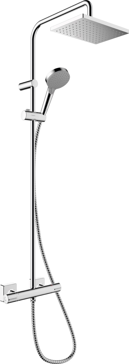 Hansgrohe Vernis Blend set doccia a parete con termostato con soffione cromo 26286000