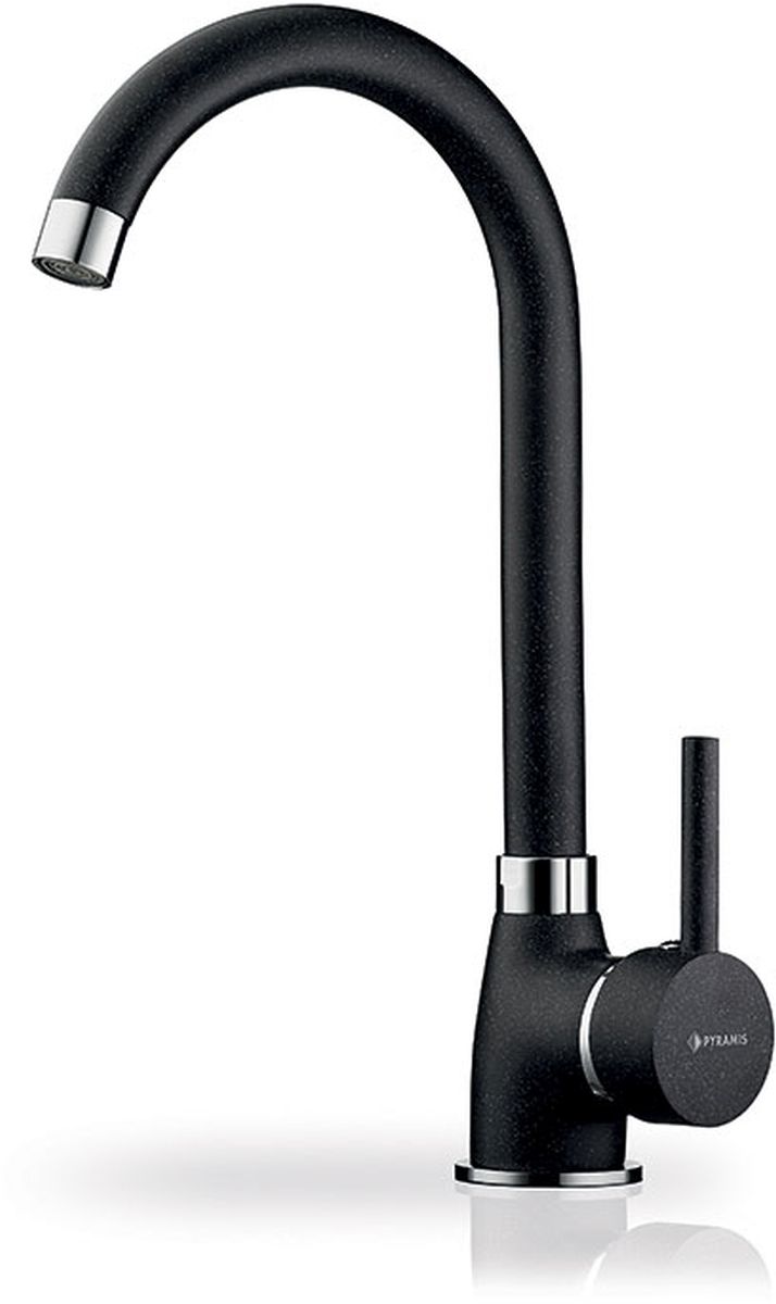 Pyramis Bello rubinetto da cucina verticale nero 090927101