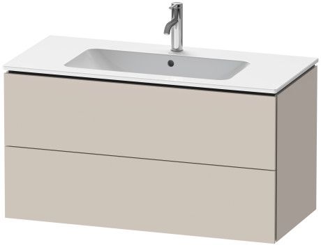 Duravit L-Cube armadietto 102x48.1x55 cm sottolavabo sospeso grigio LC624209191