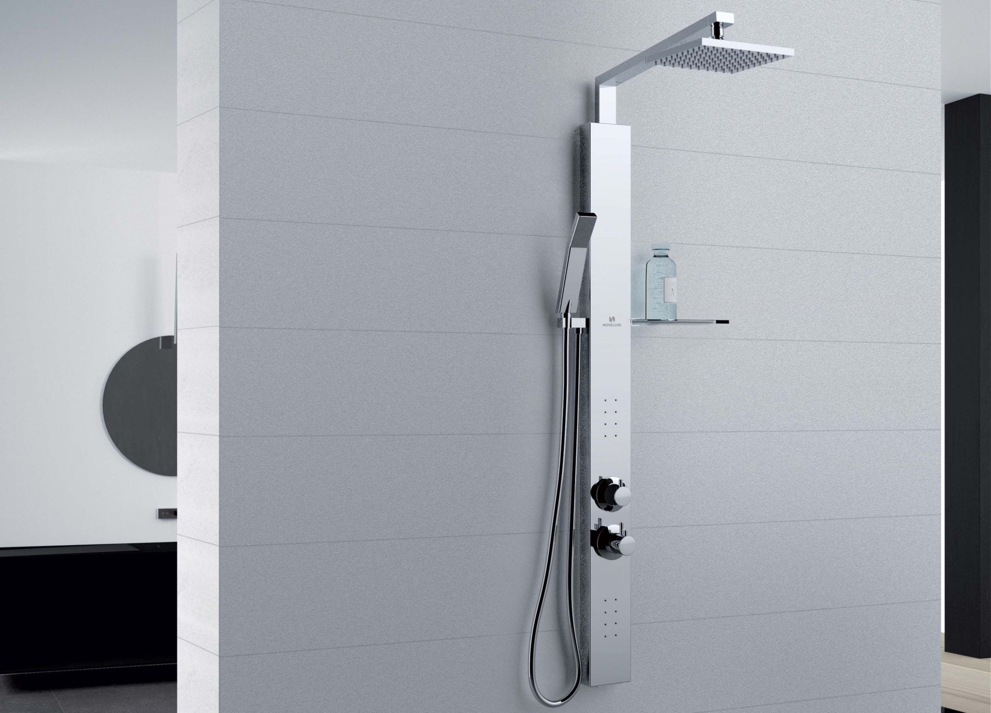 Novellini Revif Plus pannello doccia con termostato REV1VT-K