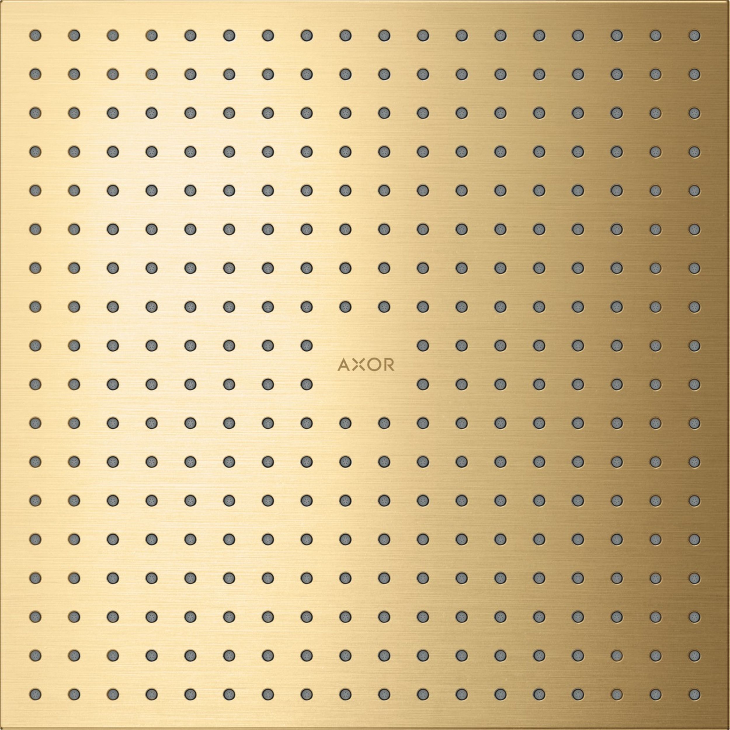 Axor ShowerSolutions soffione doccia 30x30 cm quadrata oro 35321250