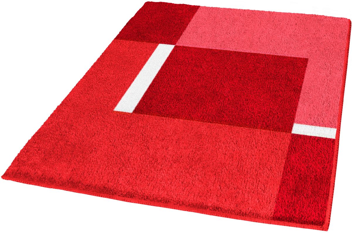 Kleine Wolke Dakota tappetino da bagno 65x55 cm rettangolare rosso 4598453539