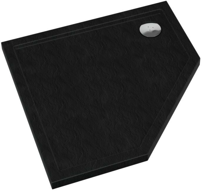 Schedpol Caspar New Black Stone piatto doccia 90x90 cm nero 3.2398/C/ST