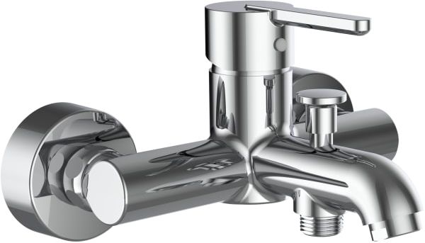 Laufen Lua rubinetto per vasca e doccia a parete cromo H3210810044001