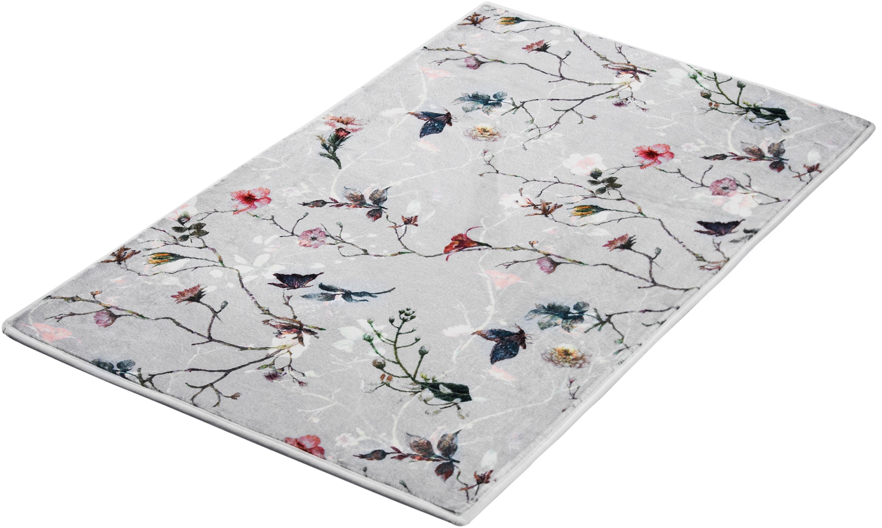 Kleine Wolke Flores tappetino da bagno 90x60 cm rettangolare 9161148519