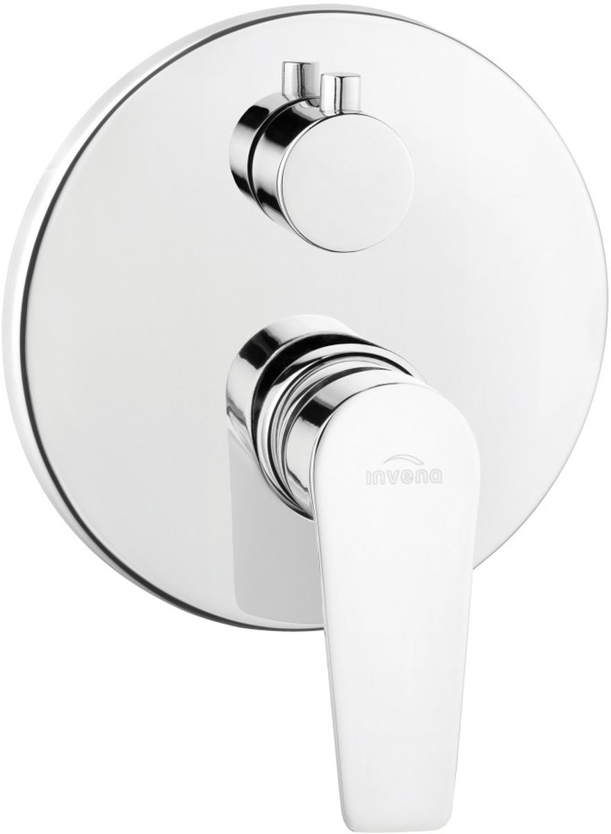 Invena Dokos rubinetto per doccia da incasso cromo BP-19-CO2-A