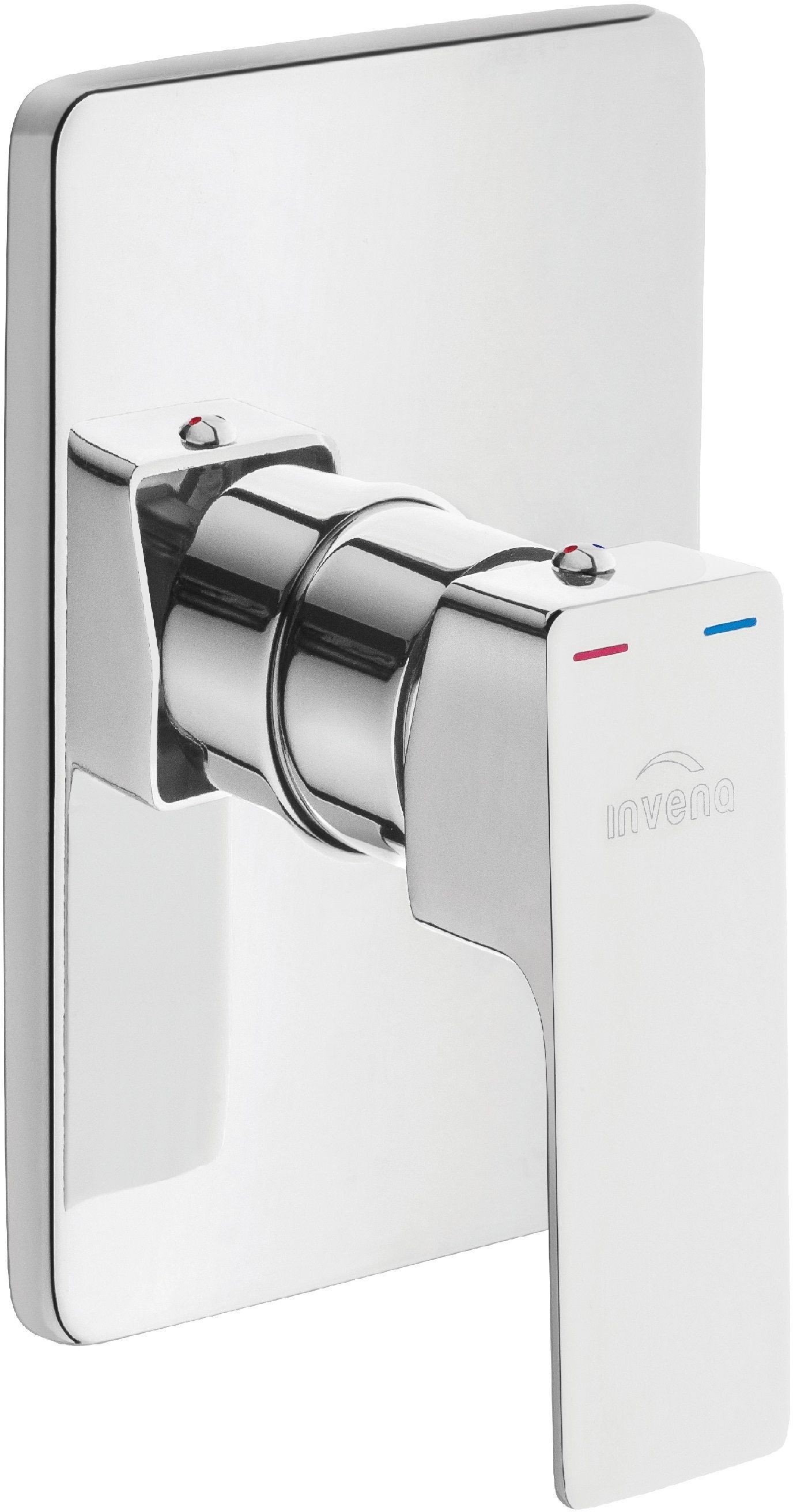 Invena Nyks rubinetto per doccia da incasso cromo BP-28-001
