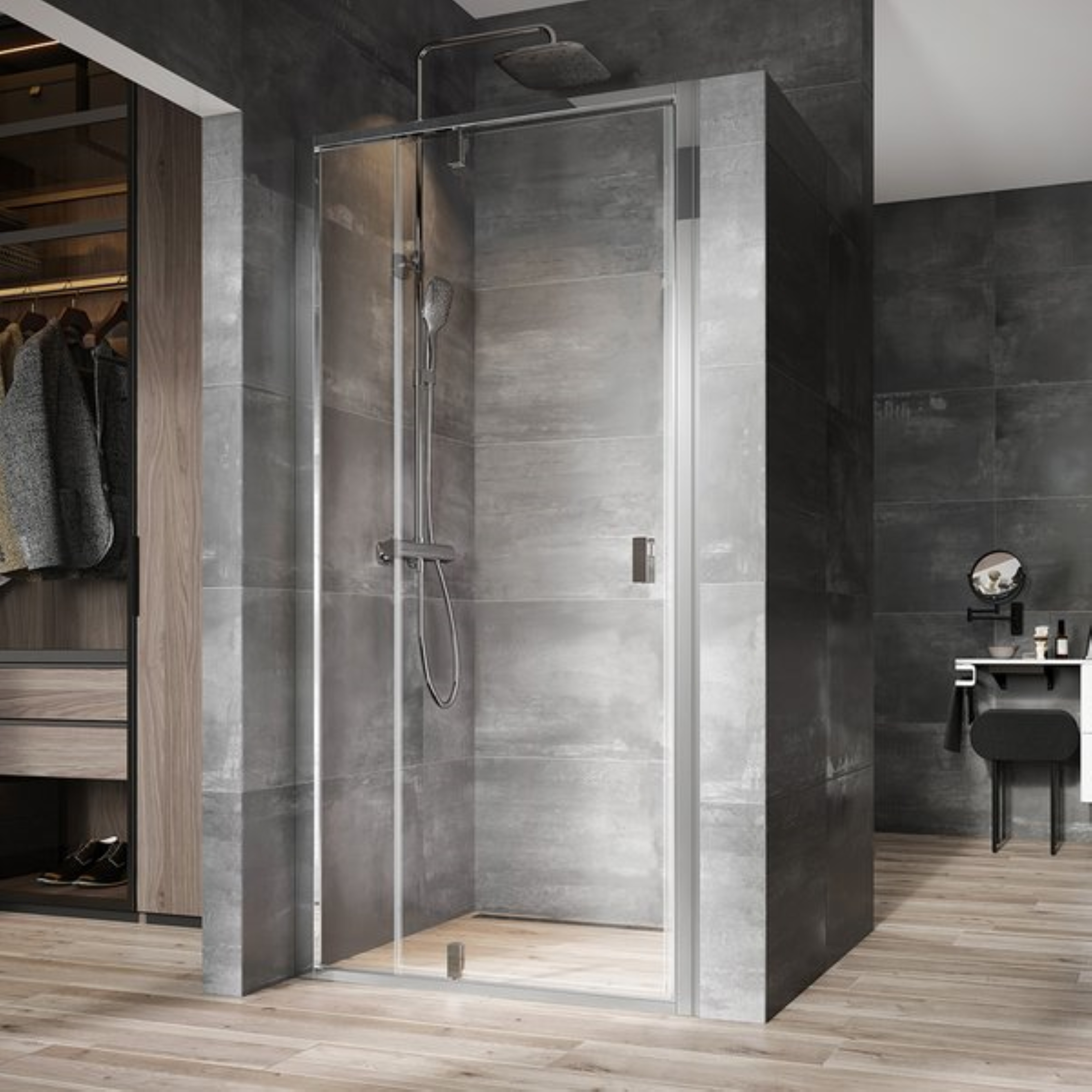 Ravak Nexty porta doccia 110 cm a battente cromo lucida/vetro trasparente 03OD0C00Z1