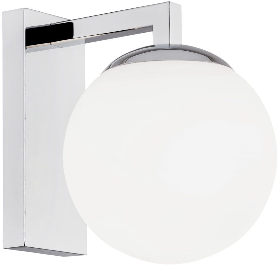 Argon Aspen lampada da parete 1x15 W bianco-cromo 3735