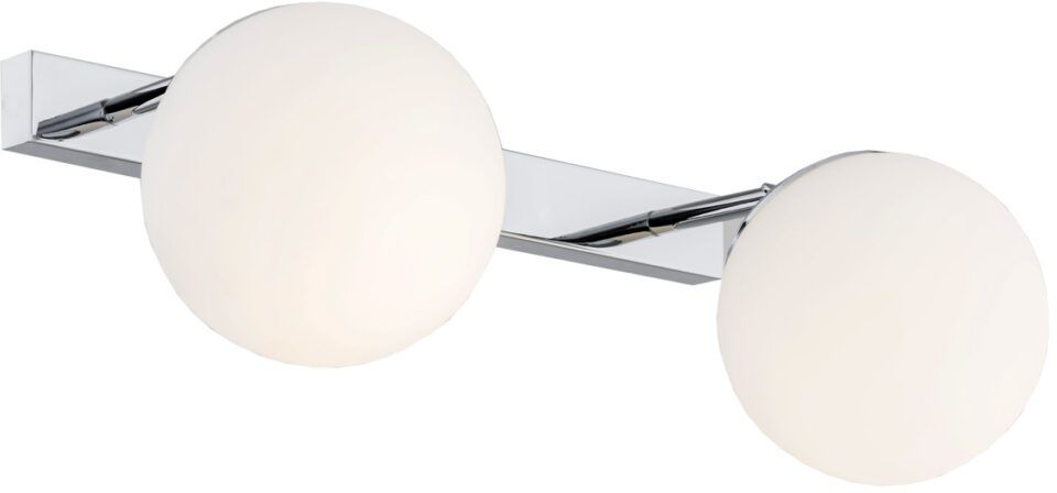 Argon Satelite lampada da parete 2x15 W cromo-opale 840