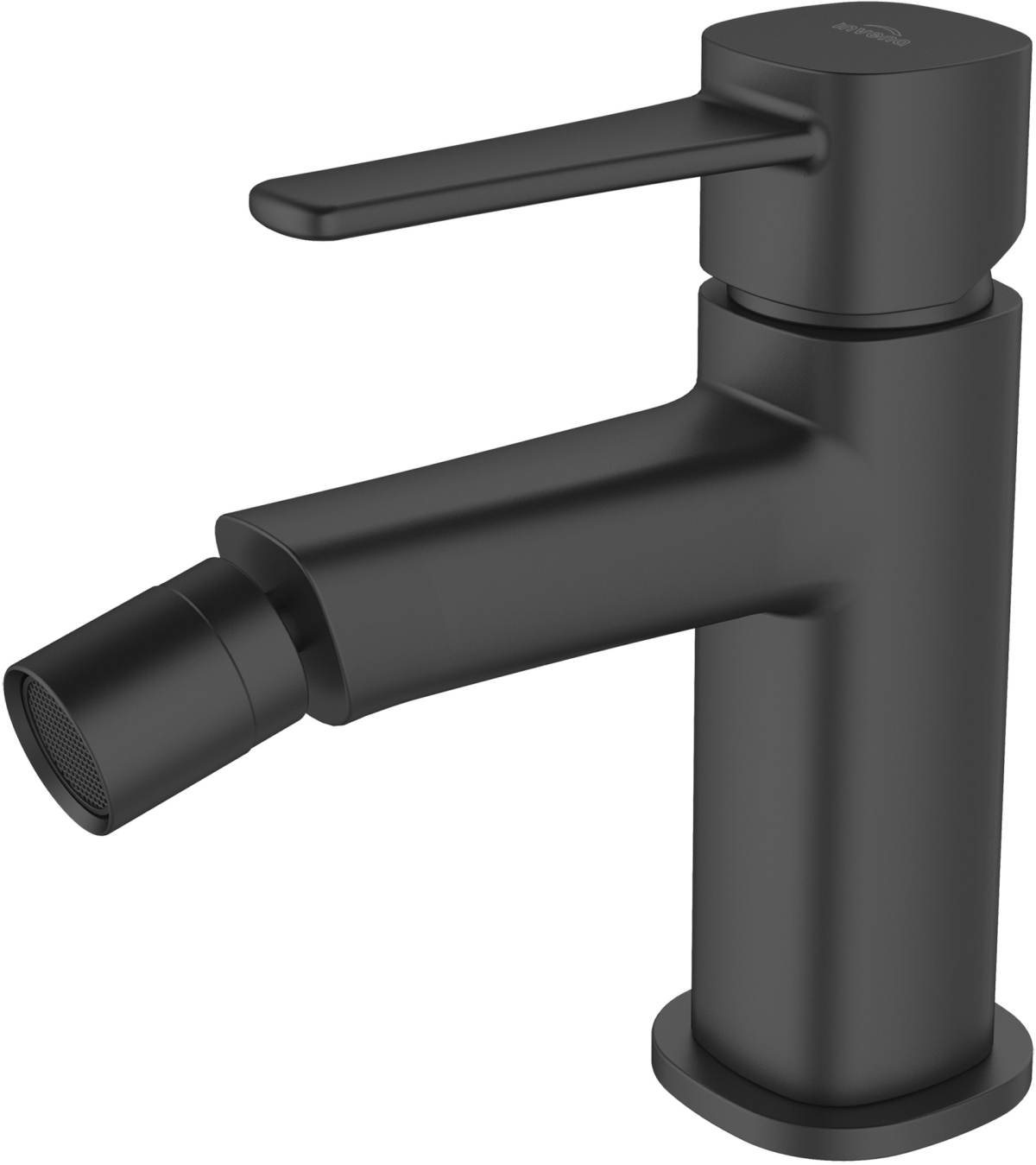 Invena Glamour rubinetto per bidet verticale nero BB-02-004