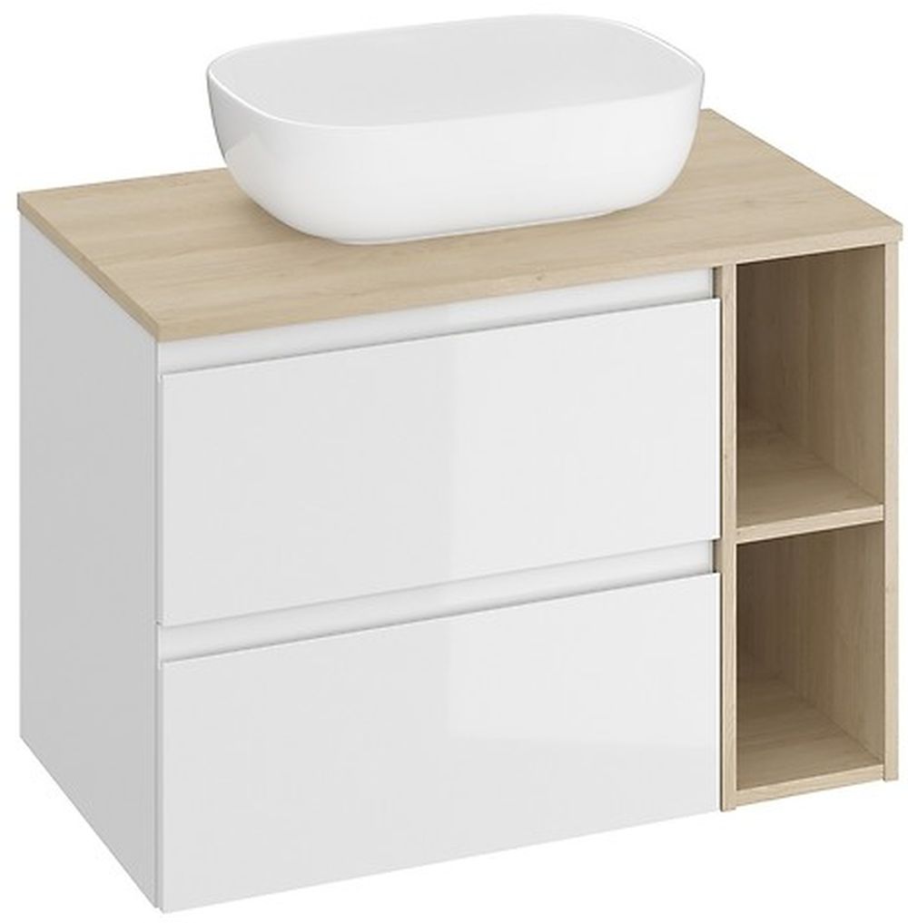Set armadietto Cersanit Moduo S929-010, lavabo Cersanit Moduo K116-050, K116-020, S590-023