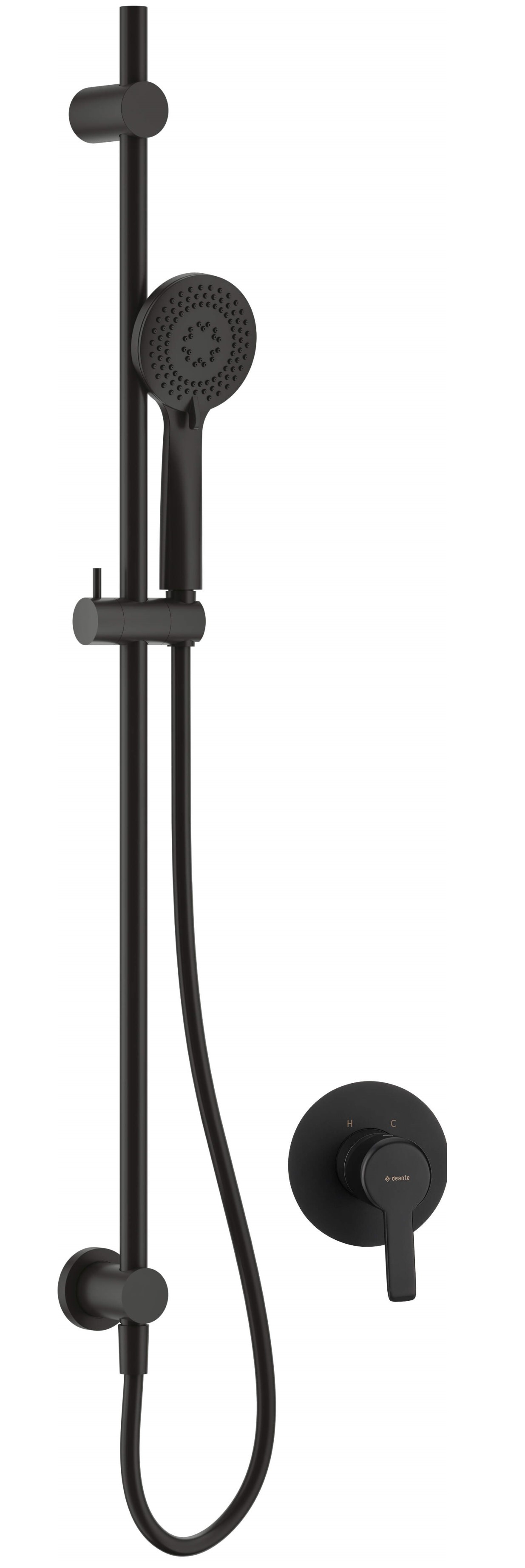 Deante Arnika set doccia da incasso nero NAC_N9TP