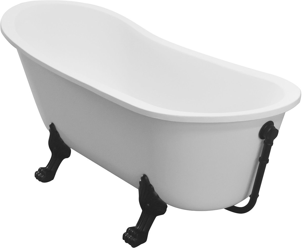Besco Olaya vasca da bagno freestanding 160x68 cm ovale bianco #WAO-160+CZ