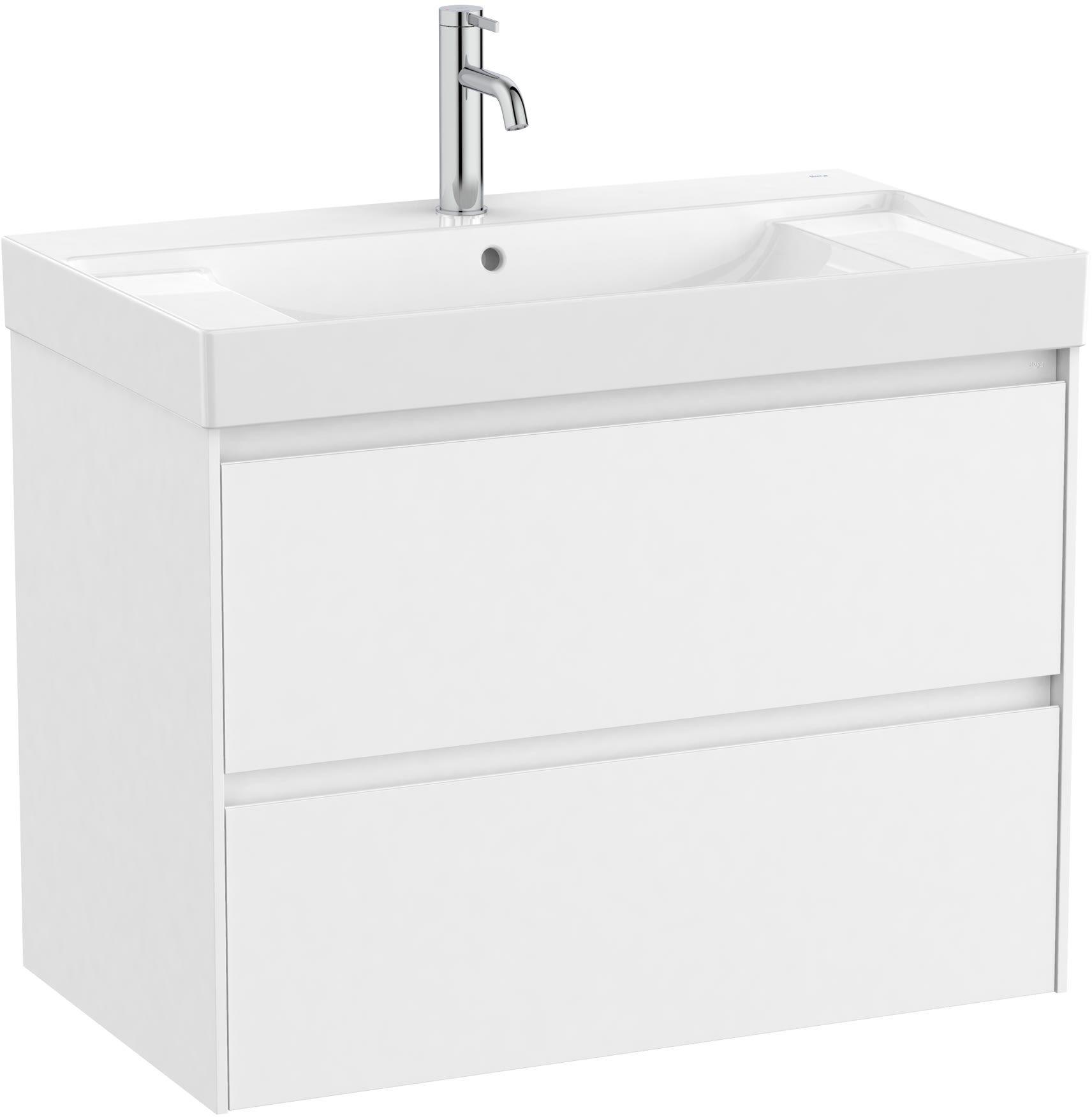 Roca Ona lavabo con armadietto 80 cm bianco A851691509