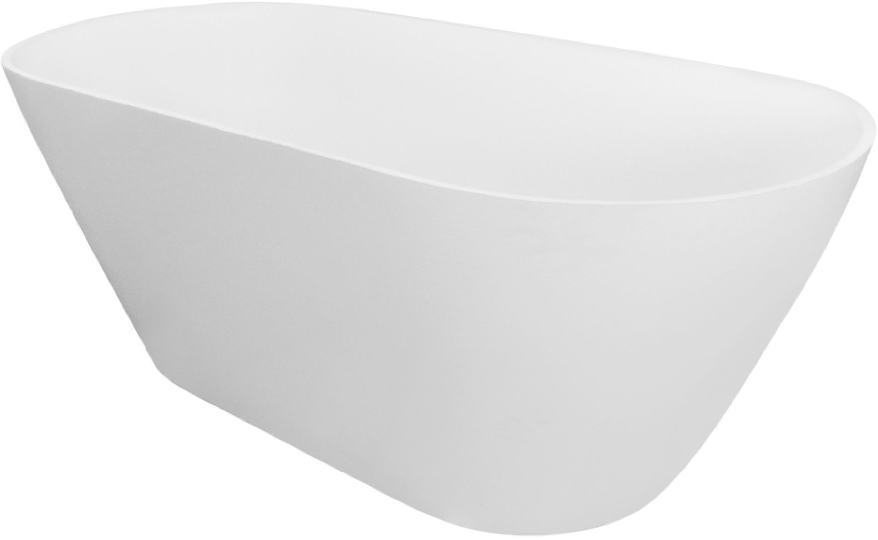 Besco Moya vasca da bagno freestanding 160x68 cm ovale bianco #WMMB-160M