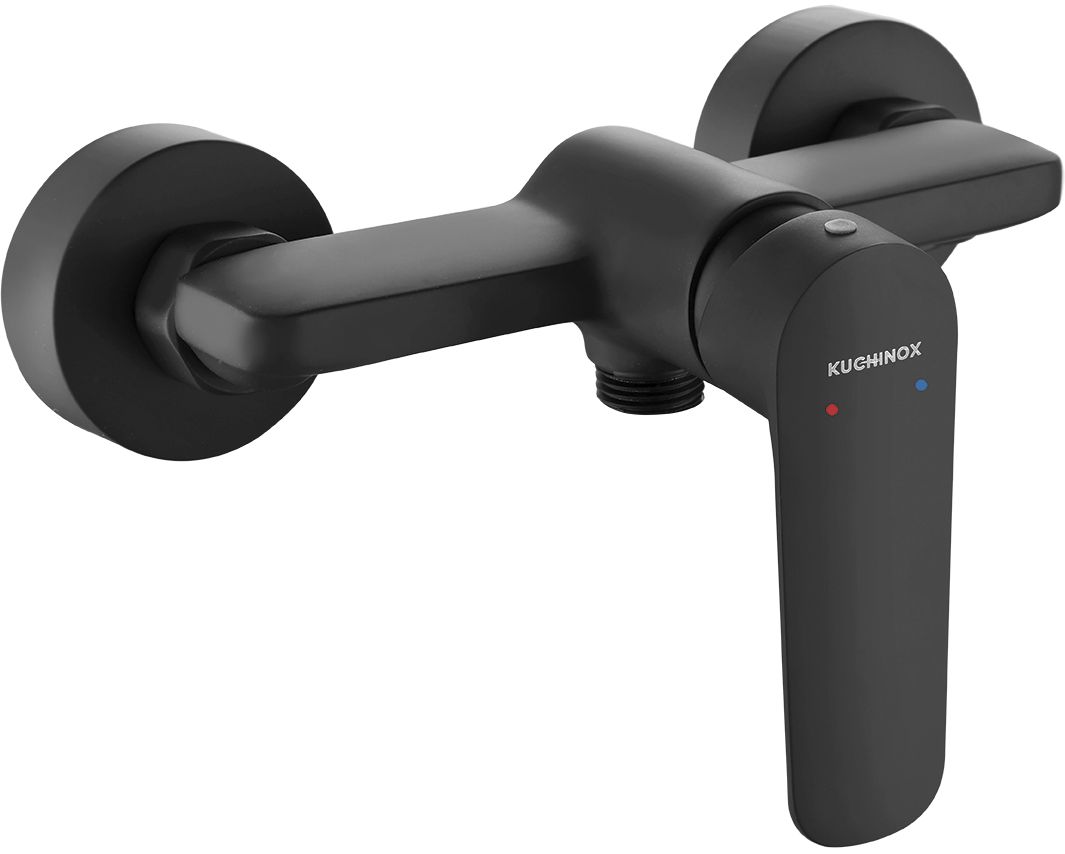 Kuchinox Gava rubinetto per doccia a parete nero BQG740D
