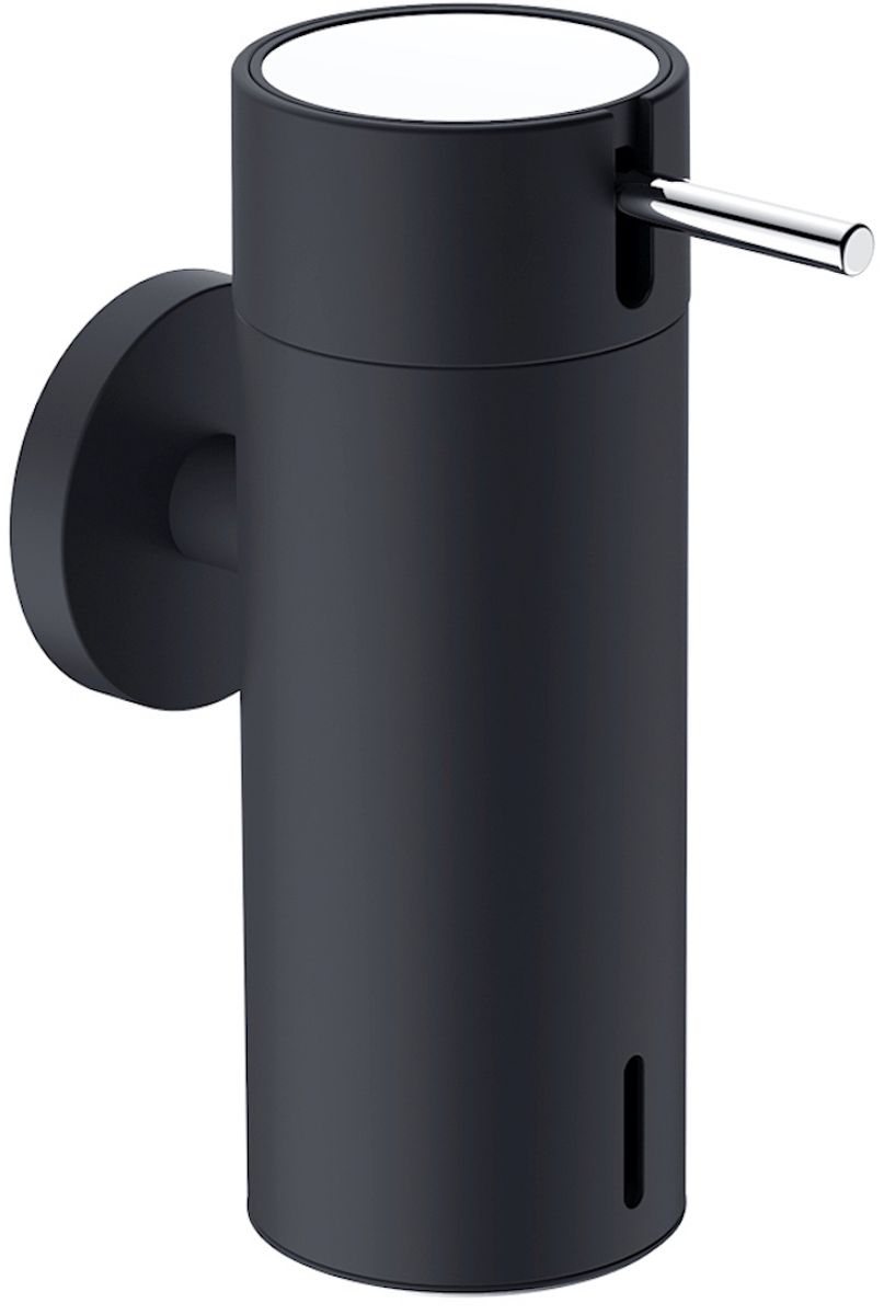 Stella dispenser di sapone liquido 150 ml nero-acciaio 17020BC