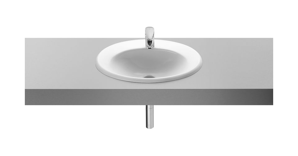 Roca Java lavabo 56x47.5 cm ovale da incasso bianco A327863000