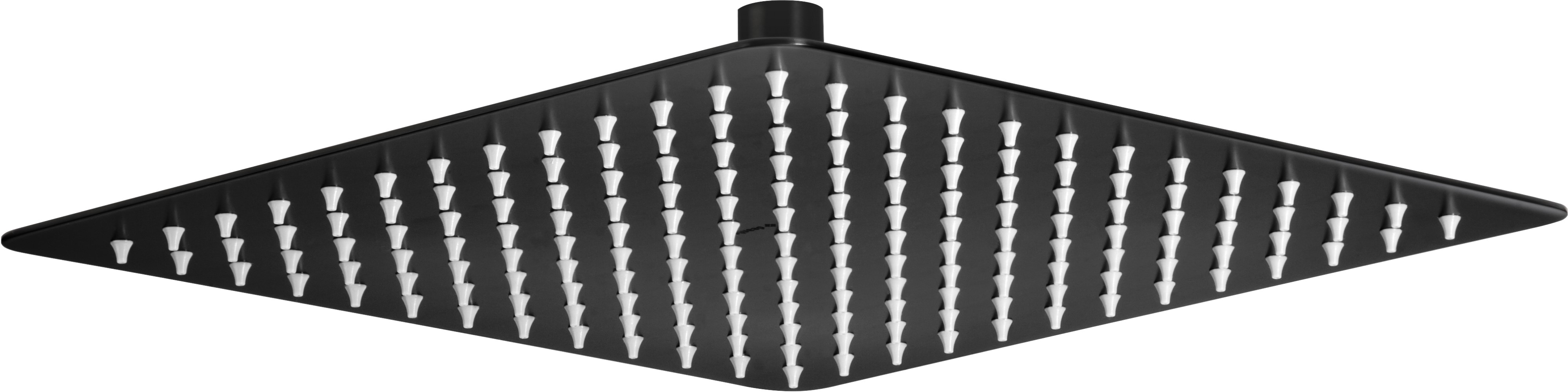 Deante Cascada soffione doccia 25x25 cm quadrata nero NAC_202K