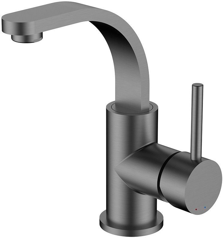Besco Decco rubinetto per lavabo verticale grafite BU-DII-GR
