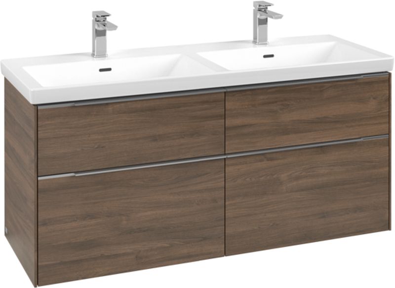 Villeroy & Boch Subway 3.0 armadietto 127.2x46.2x57.6 cm sottolavabo sospeso rovere C568L0VH