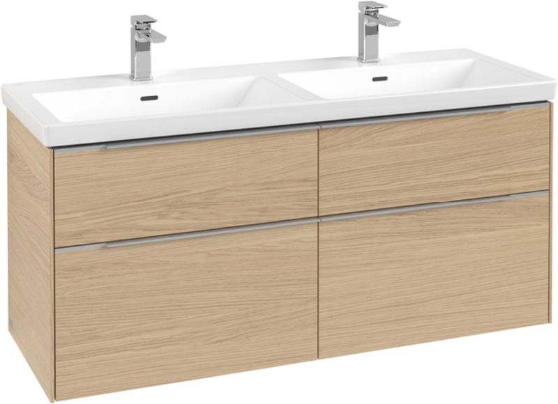 Villeroy & Boch Subway 3.0 armadietto 127.2x46.2x57.6 cm sottolavabo sospeso rovere C568L0VJ