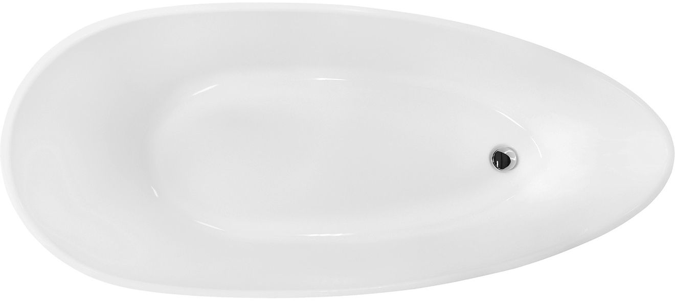 Besco Goya vasca da bagno freestanding 160x70 cm ovale bianco #WMMB-160G