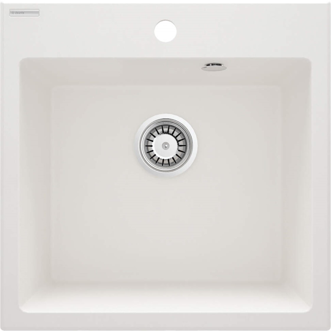 Deante Evora lavello in granito 50x50 cm bianco ZQJ_A103
