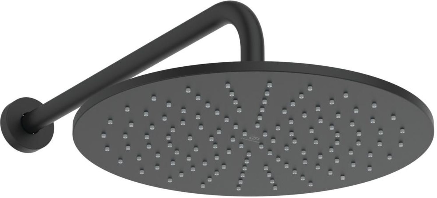 Ideal Standard Joy soffione doccia 30x30 cm rotonda nero A5803XG