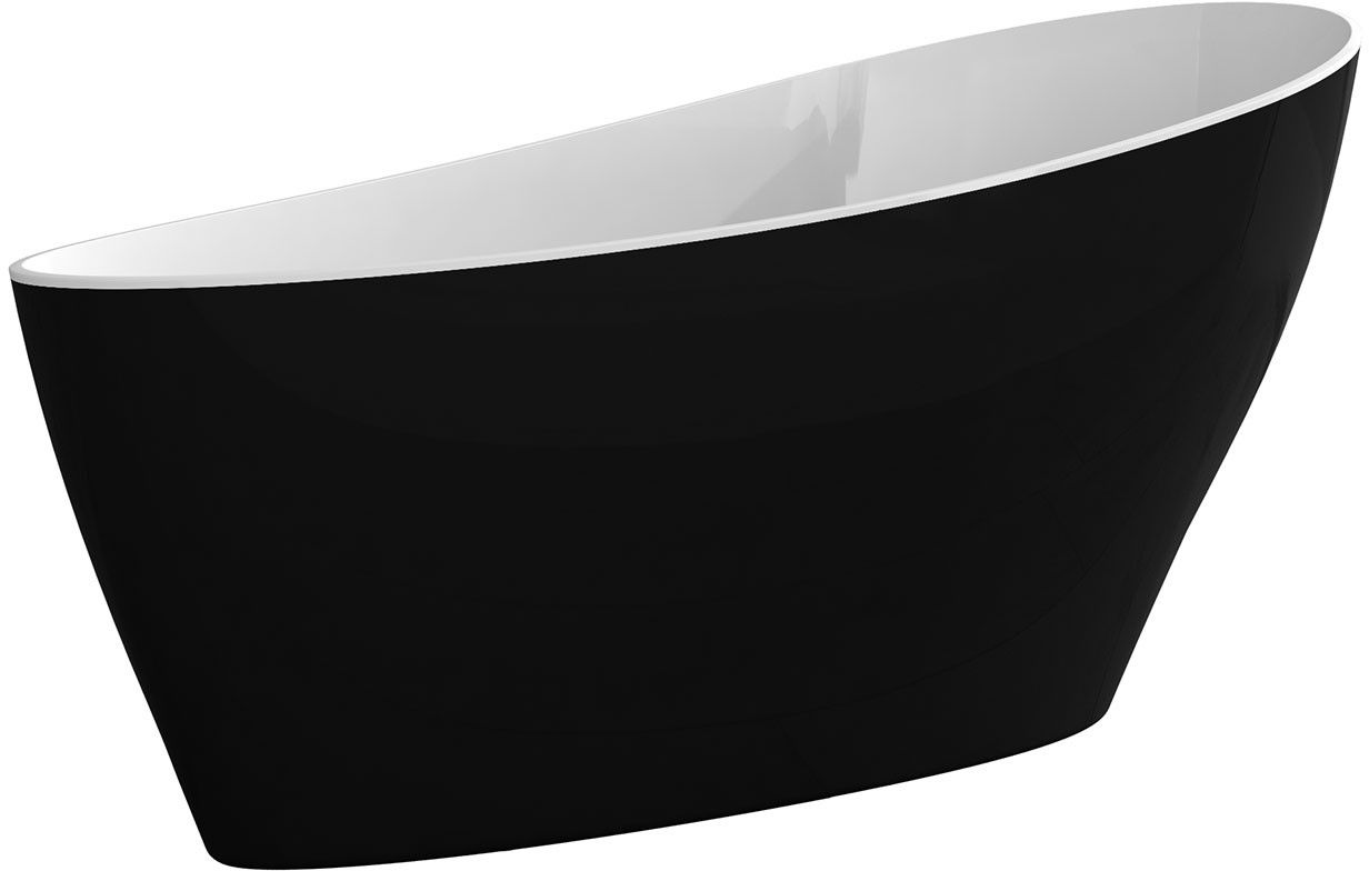 Besco Keya vasca da bagno freestanding 163.5x70 cm ovale bicolore #WMMC-165KKC