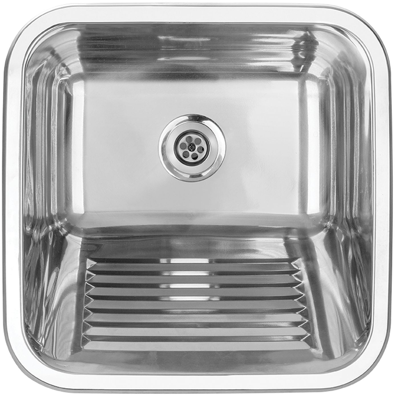 Kuchinox Chios lavello industriale a 1 vasca 40x40 cm acciaio SKN090A