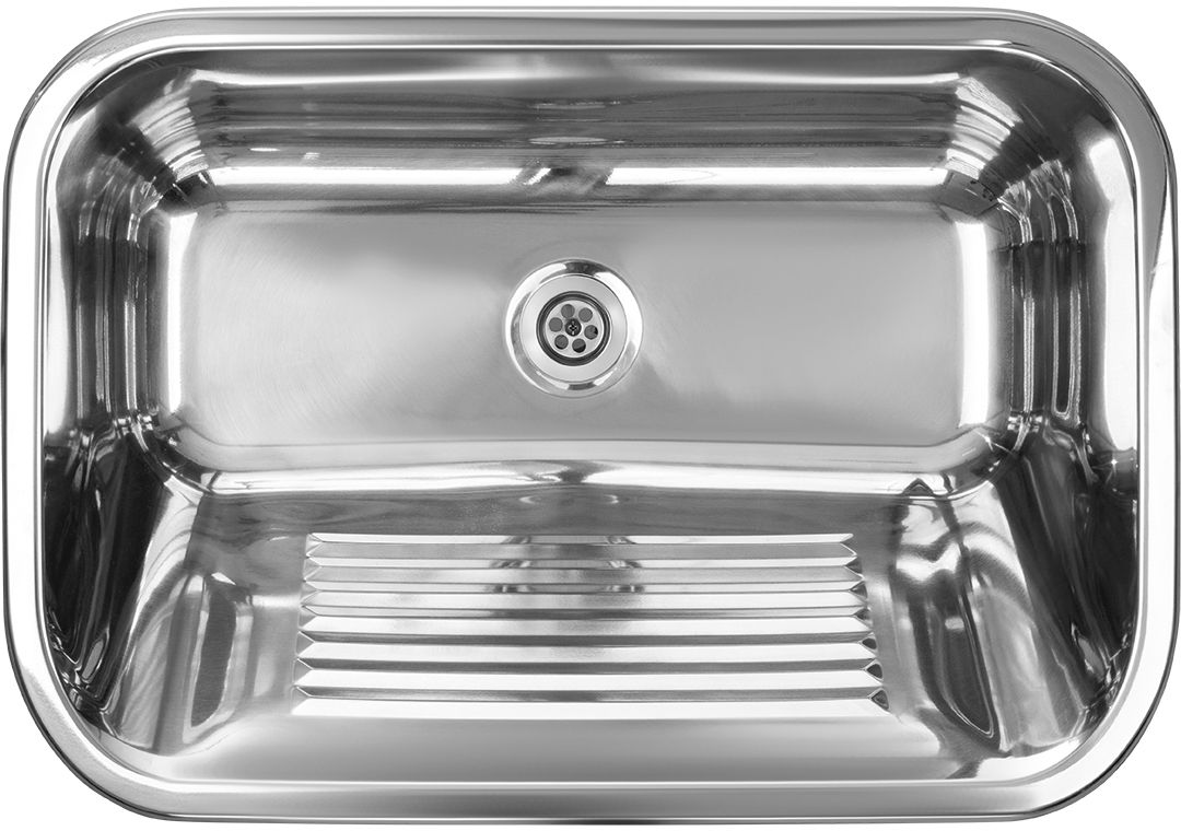 Kuchinox Chios lavello industriale a 1 vasca 65x45 cm acciaio SKN090V