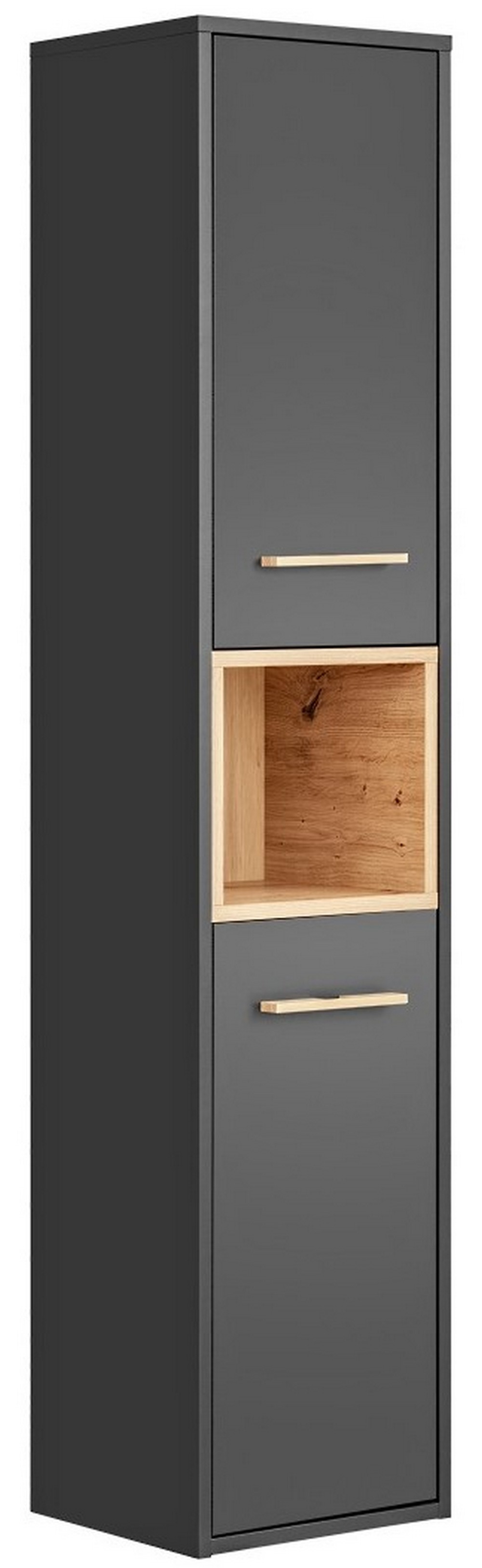 Comad Borneo armadietto 36x33x170 cm laterale sospeso grafite-grigio-rovere BORNEOCOSMOS800FSC