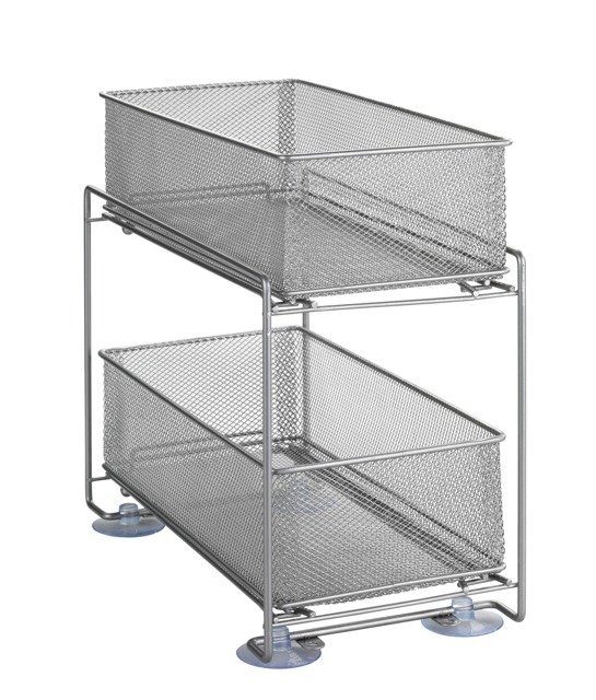 Wenko contenitore portaoggetti 35x18.5x33.5 cm acciaio 53140800