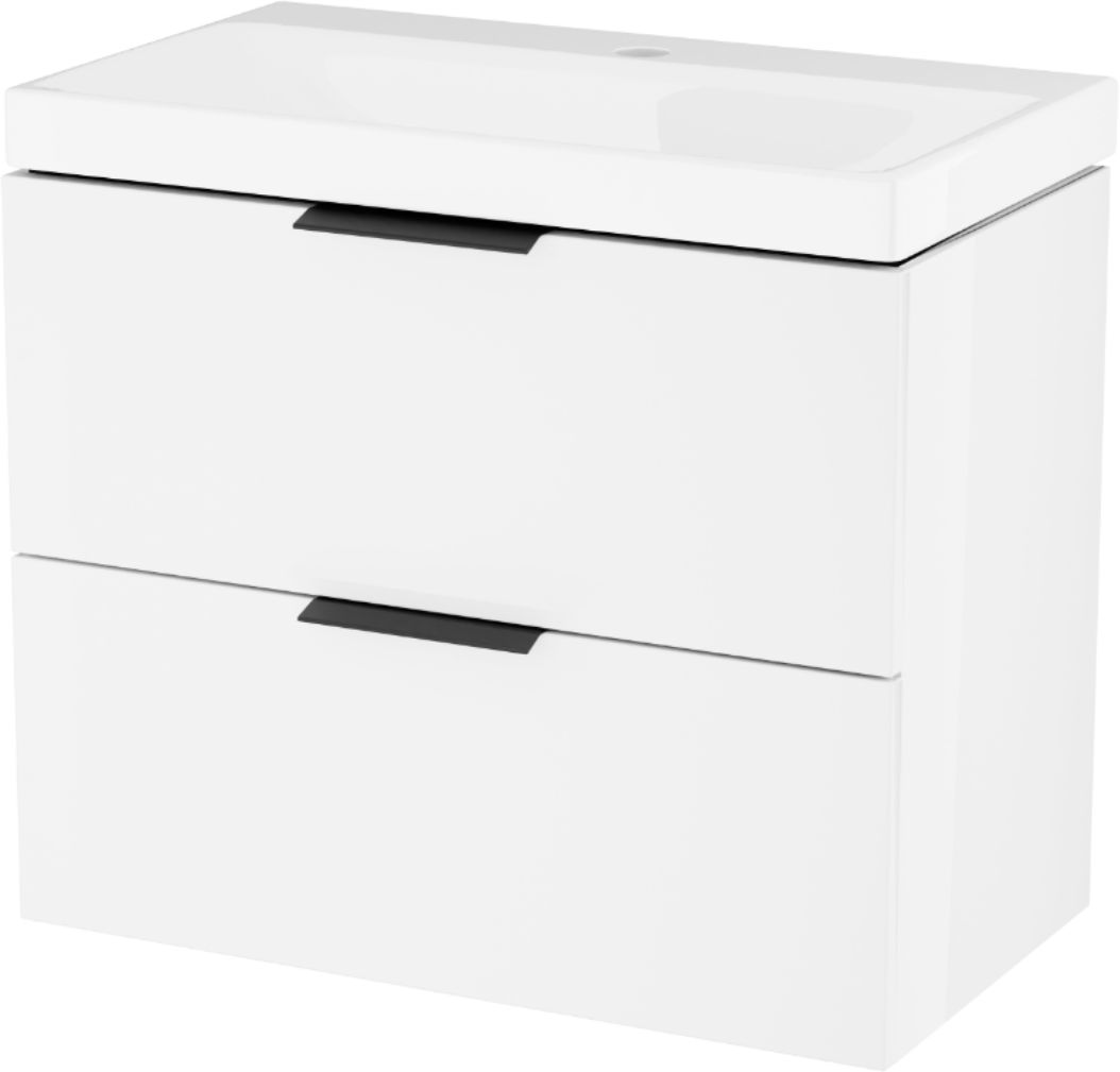 Set armadietto Excellent Blanko MLEX.6301.640.WH, lavabo Excellent Blanko CENL.6317.650.WH, MLEX.6303.SET.BL