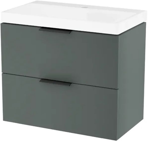 Set armadietto Excellent Blanko MLEX.6301.640.GN, lavabo Excellent Blanko CENL.6317.650.WH, MLEX.6303.SET.BL
