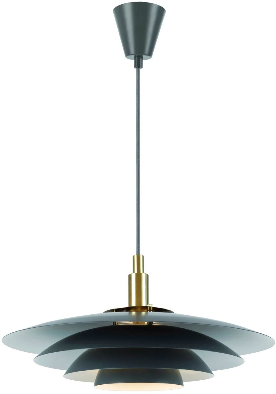 Nordlux Bretagne lampada sospesa 1x25 W grigio/cenere 39489910