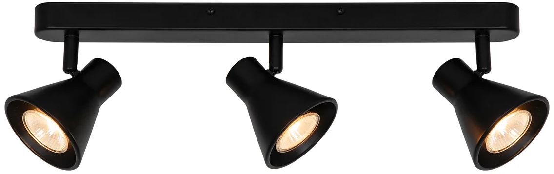 Nordlux Eik lampada da soffitto 3x35 W nero 45780103