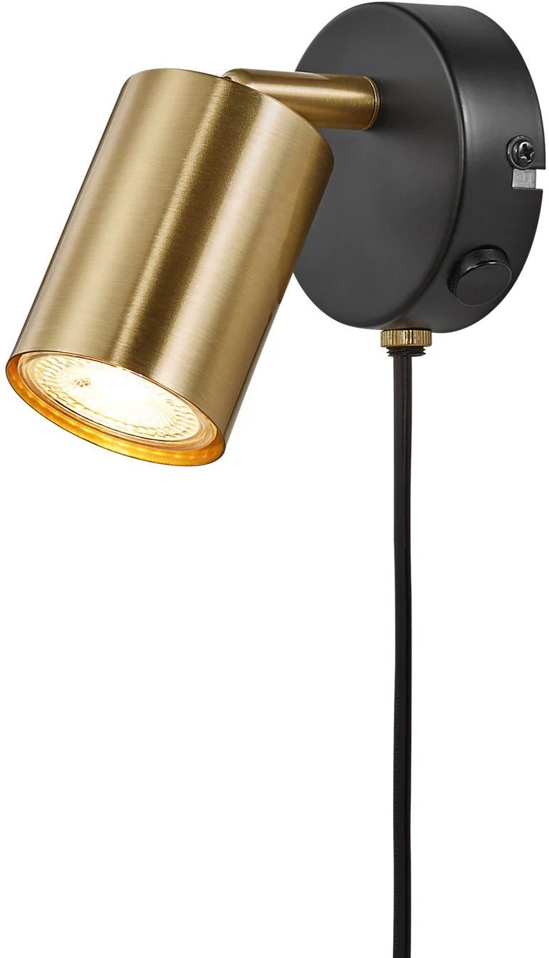 Nordlux Explore lampada da parete 1x35 W nero-ottone 2113251035