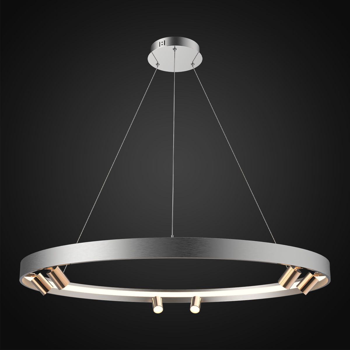 Altavola Design Spectra lampada sospesa x67 W oro-grigio/cenere LA114/P_90_6+1_grey_gold