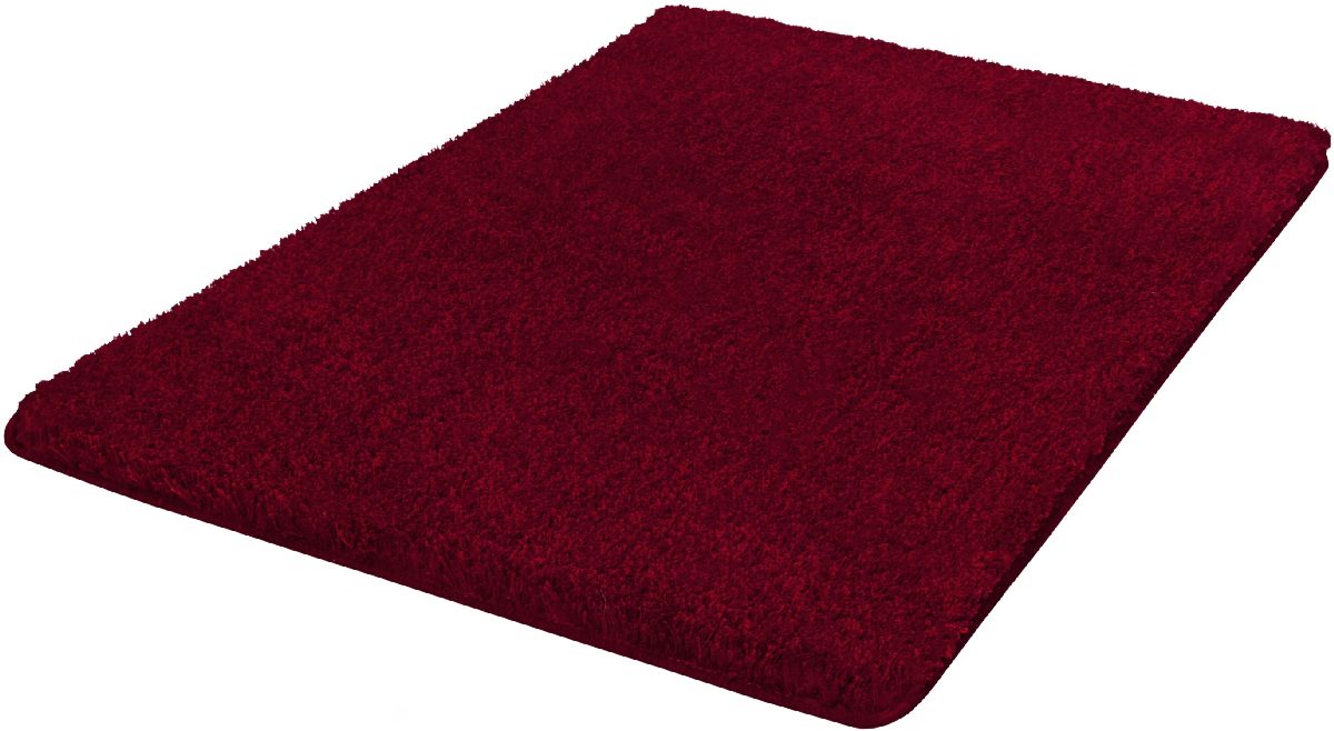 Kleine Wolke Seattle tappetino da bagno 90x60 cm rettangolare rosso 4071468519