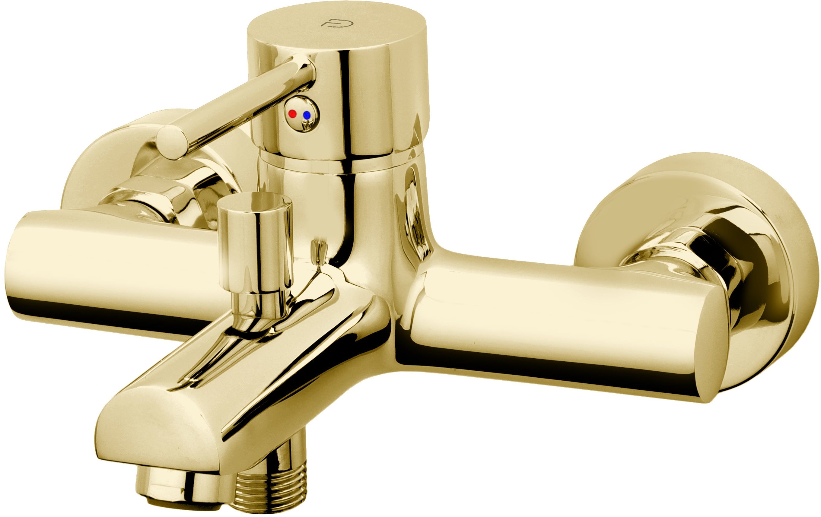 FDesign Flusso rubinetto per vasca e doccia a parete oro FD1-FLS-1-55