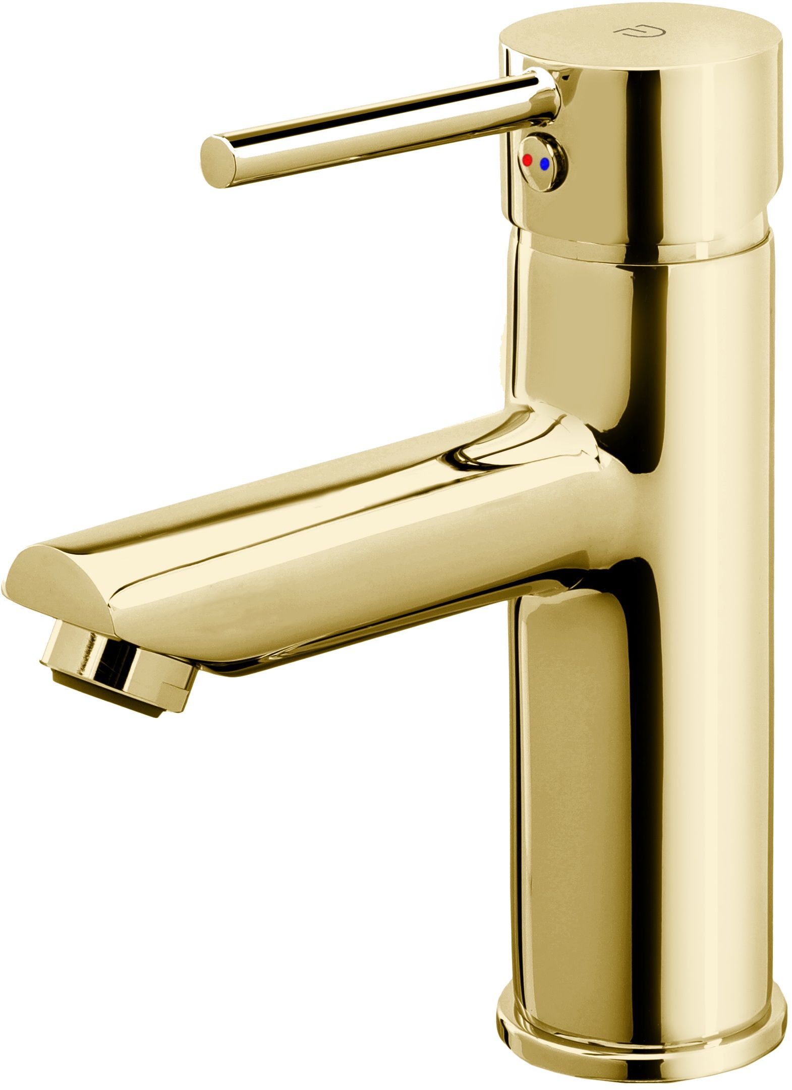 FDesign Flusso rubinetto per lavabo verticale oro FD1-FLS-2-55