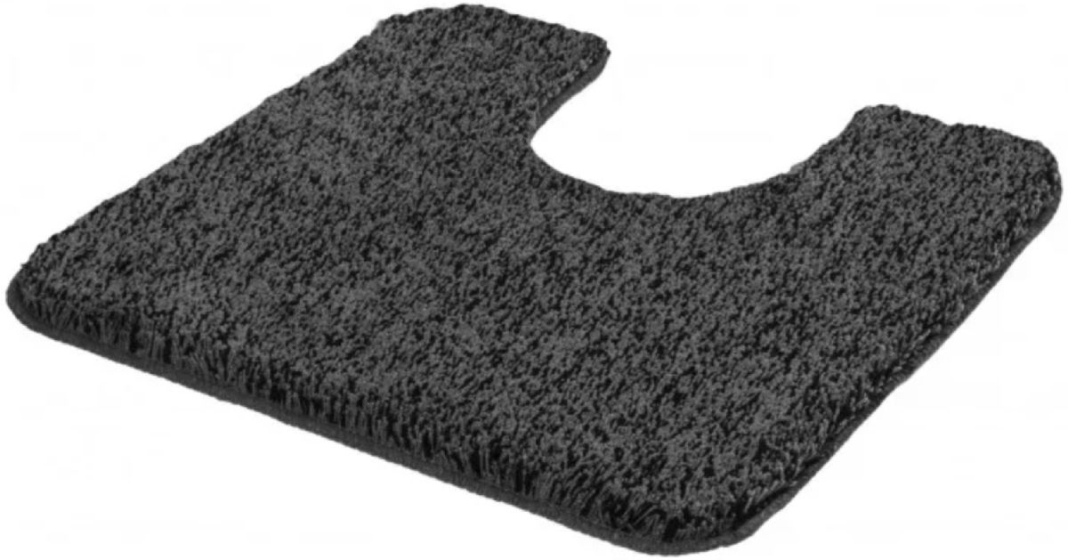 Kleine Wolke Seattle tappetino da bagno 55x50 cm per WC nero 4071905130