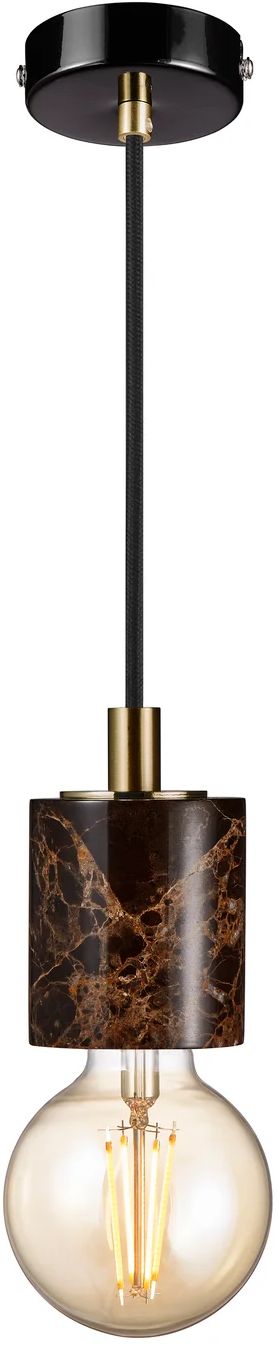Nordlux Siv lampada sospesa 1x60 W nero-marrone 45883018