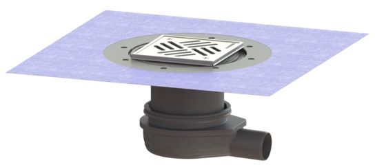 Kessel Ultraflat scarico a punto cm 44700.51
