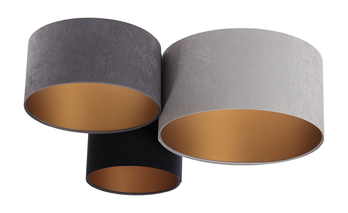 BPS Koncept Plafoniady plafoniera 3x60 W nero-grigio-grafite 080-01-053