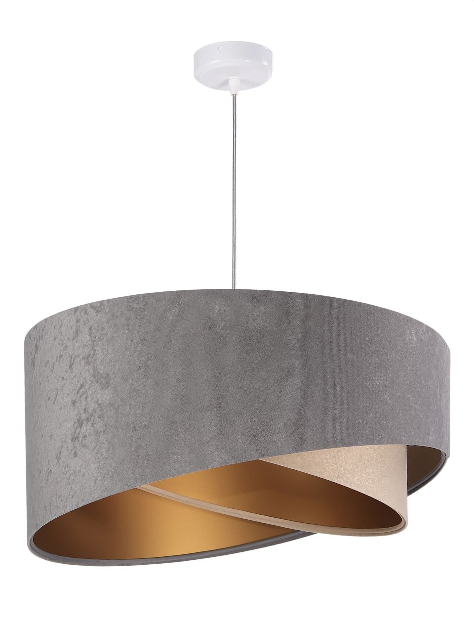 BPS Koncept Galaxy lampada sospesa 1x60 W oro-grigio/cenere-beige 060-050